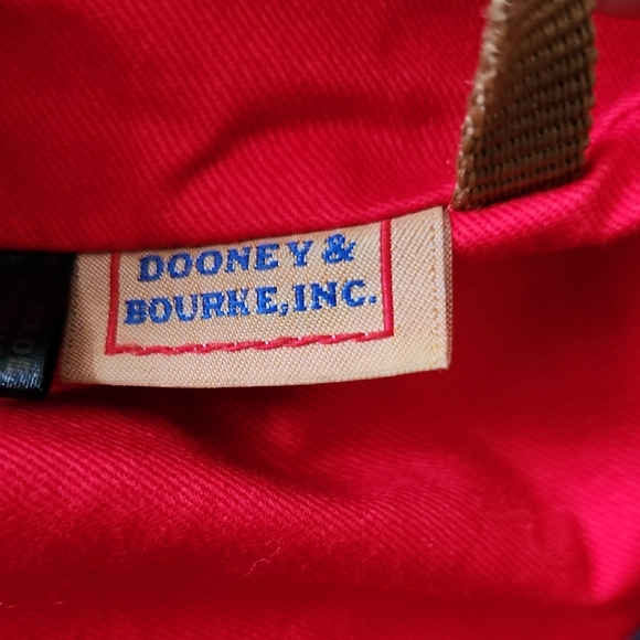 Large Dooney & Bourke Navy Blue Leather Shoulder Bag - Picture 8 of 16